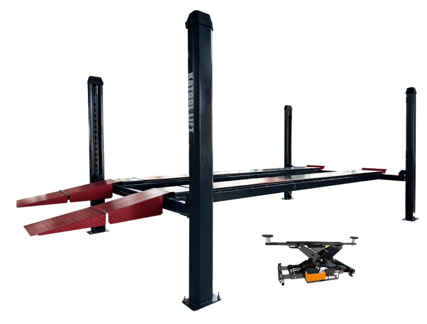Katool KT-4H120X Heavy Duty Four Post Lift 12,000 lbs Capacity