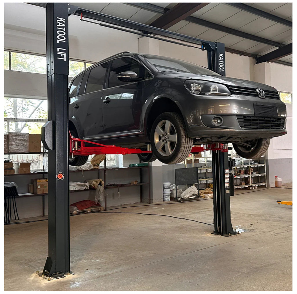 Katool KT-AS110D Two Post asymmetrical arm Vehicle Lift 11,000lbs
